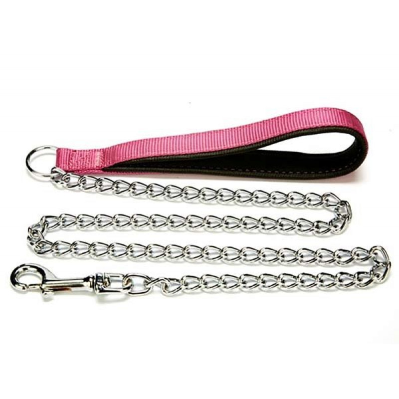 Doggie 3x110 Cm Konfor Dokuma Saplı Zincir Gezdirme Purple | Köpek Gezdirme Tasması