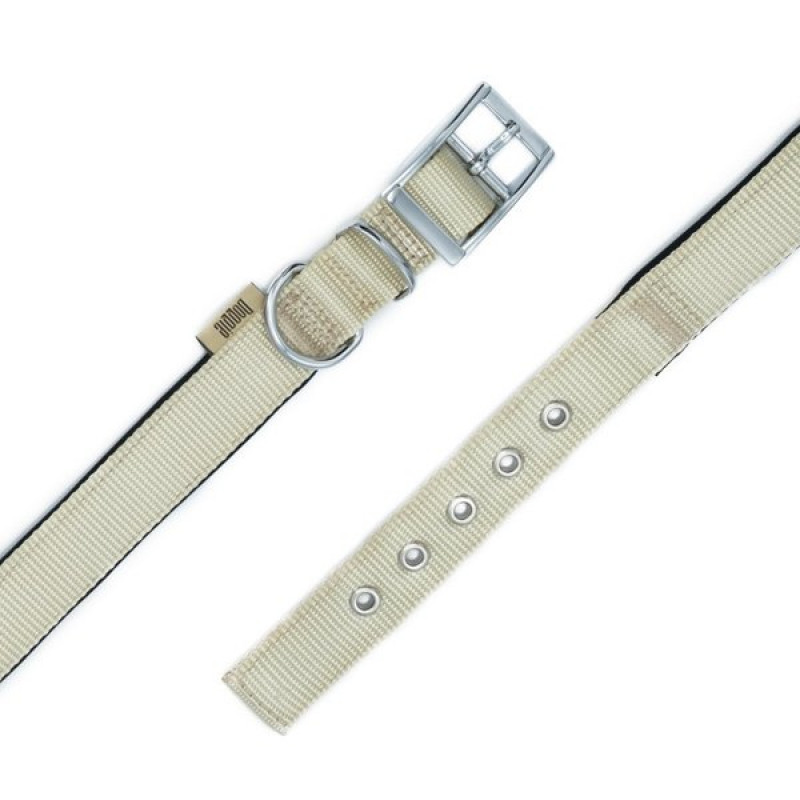 Doggie 3x47-55 Cm Elit Dokuma Boyun Tasması Haki Large | Köpek Boyun Tasması