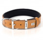 Doggie 3x50 Cm Comfort Deri Nazar Boncuklu Boyun Tasması Medium Camel | Köpek Boyun Tasması