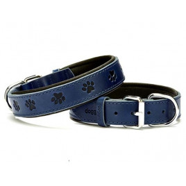 3x50 Cm Comfort Deri Pati Desenli Boyun Tasması Medium Mavi | Köpek Boyun Tasması 3x50 Cm Comfort Deri Pati Desenli Boyun Tasması Medium Mavi | Köpek Boyun Tasması