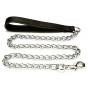Doggie 4x110 Cm Konfor Dokuma Saplı Zincir Gezdirme Siyah | Köpek Gezdirme Tasması