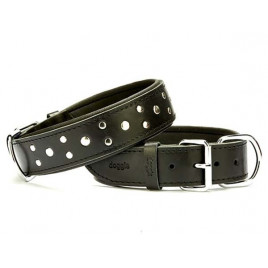 4x55 Cm Comfort Deri Rivetli Boyun Tasması Small Siyah | Köpek Boyun Tasması 4x55 Cm Comfort Deri Rivetli Boyun Tasması Small Siyah | Köpek Boyun Tasması