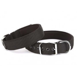4x560 Cm Comfort Dokuma Boyun Tasması Medium Siyah | Köpek Boyun Tasması