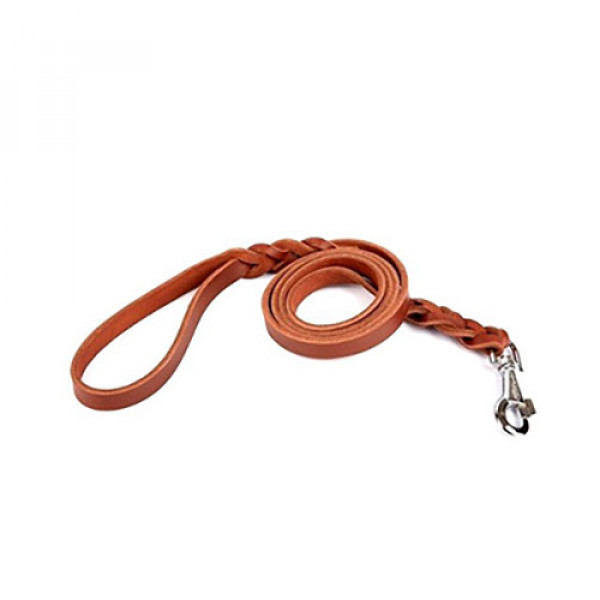 Doggie 2x140 Cm Eğitimci Klasik Deri Gezdirme Brown | Köpek Eğitim Tasması