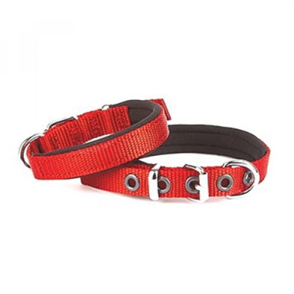 Doggie 1,5x20 25 Cm Konfor Dokuma Boyun Tasması Kırmızı | Köpek Boyun Tasması