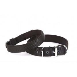 3x42 50 Cm Konfor Dokuma Sade Boyun Tasması Siyah | Köpek Boyun Tasması