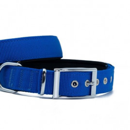 L Elit Dokuma Boyun Tasması Royal Mavi 3x47-55 Cm | Köpek Boyun Tasması