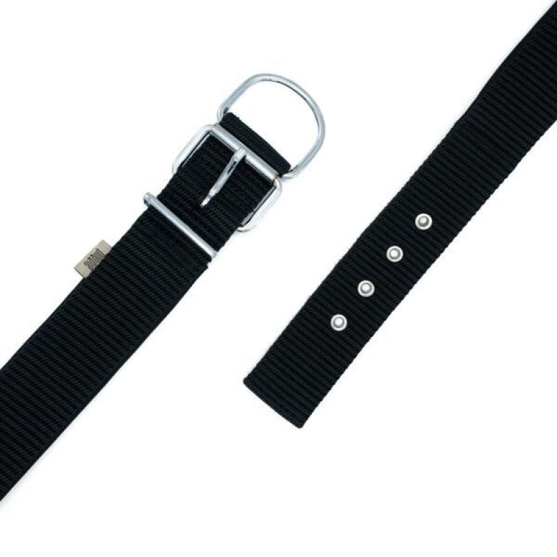 Doggie L Elit Dokuma Boyun Tasması Siyah 5x60-70 Cm | Köpek Boyun Tasması