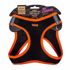 L Neon Havalı Dokuma Göğüs Tasması Turuncu 42-48 Cm | Köpek Göğüs Tasması