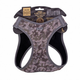 L Reflektör Havalı Dokuma Göğüs Tasması Kamuflaj 42-48 Cm | Köpek Göğüs Tasması