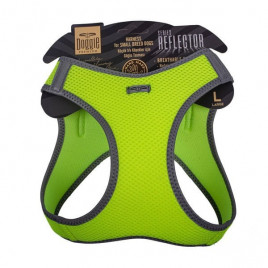 L Reflektör Havalı Dokuma Göğüs Tasması Sarı 42-48 Cm | Köpek Göğüs Tasması