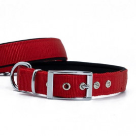 M Elit Dokuma Boyun Tasması Kırmızı 2.5x37-45 Cm | Köpek Boyun Tasması