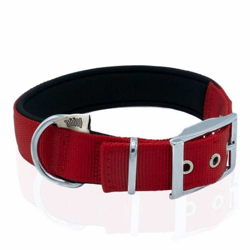 Doggie M Elit Dokuma Boyun Tasması Kırmızı 3x42-50 Cm | Köpek Boyun Tasması