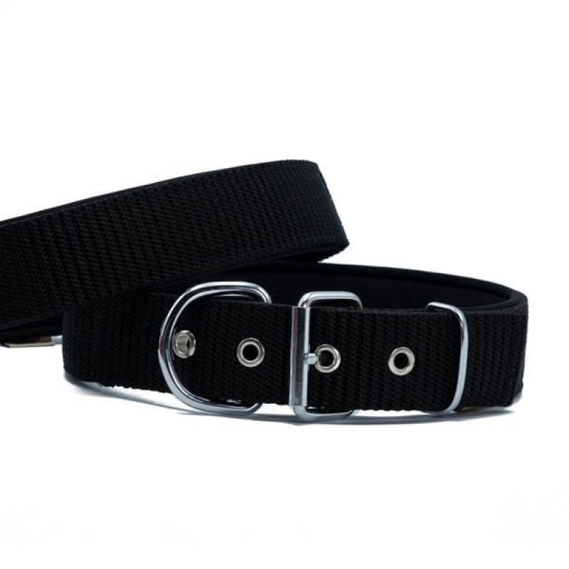 Doggie M Elit Dokuma Boyun Tasması Siyah 4x52-60 Cm | Köpek Boyun Tasması Doggie M Elit Dokuma Boyun Tasması Siyah 4x52-60 Cm | Köpek Boyun Tasması