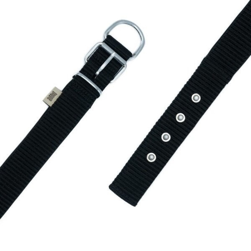 Doggie M Elit Dokuma Boyun Tasması Siyah 4x52-60 Cm | Köpek Boyun Tasması