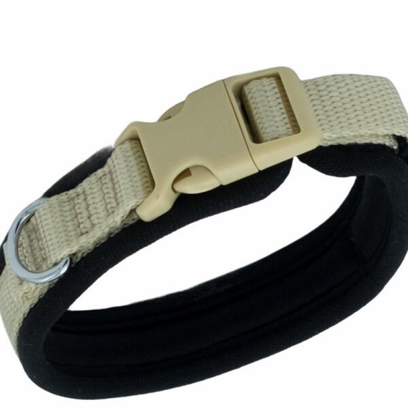 Doggie M Havalı Dokuma El Yapımı Boyun Tasması 1,5x30-40 Cm Kamuflaj | Köpek Boyun Tasması