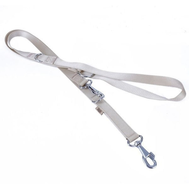 Doggie M Klasik Dokuma Gezdirme Tasması Haki 2.5x120-200 Cm | Köpek Gezdirme Tasması