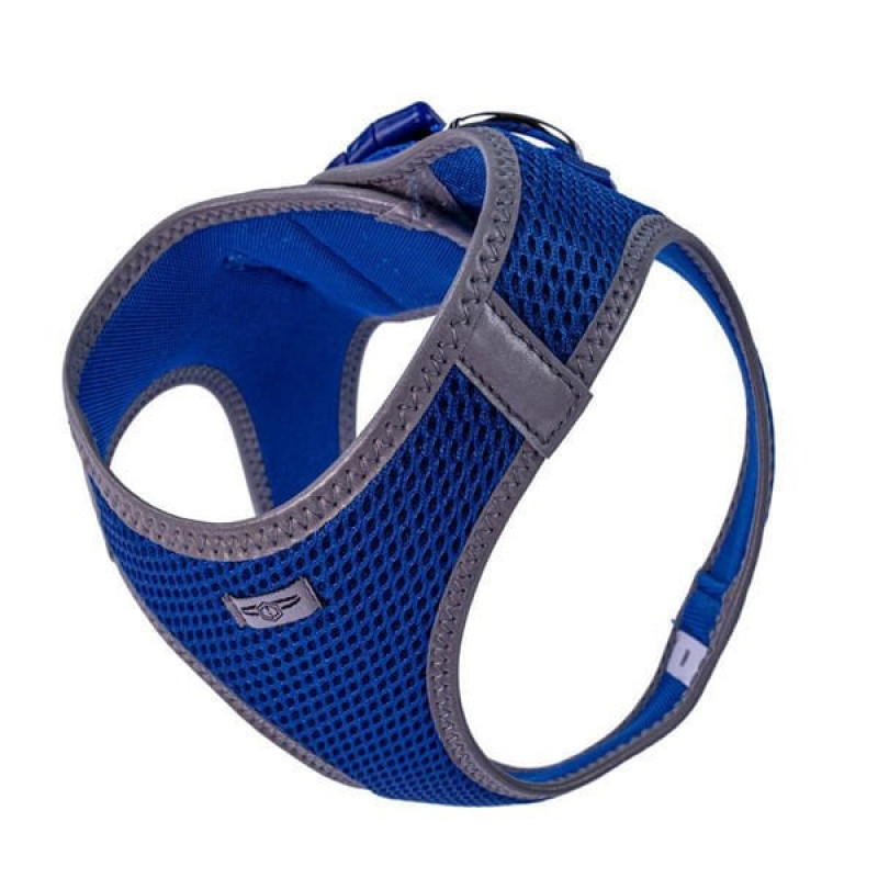 Doggie M Reflektör Havalı Dokuma Göğüs Tasması Mavi 38-44 Cm | Köpek Göğüs Tasması