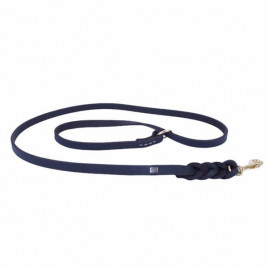 M Yağlı Derili 4 Örgülü El Tutmaçsız Eğitim Gezdirme Kayışı Kahverengi 1.4x180 Cm | Köpek Eğitim Tasması