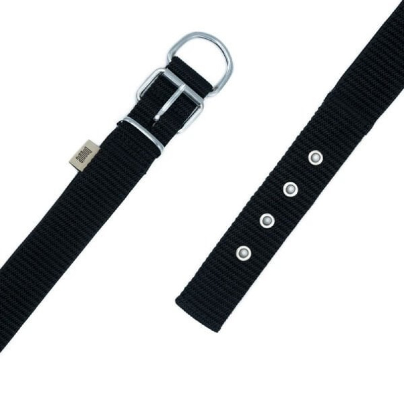 Doggie S Elit Dokuma Boyun Tasması Siyah 4x47-55 Cm | Köpek Boyun Tasması
