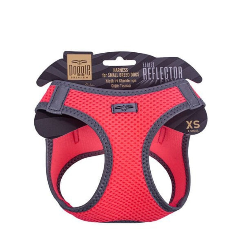 Doggie XS Reflektör Havalı Dokuma Göğüs Tasması Pembe 30-34 Cm | Köpek Göğüs Tasması Doggie XS Reflektör Havalı Dokuma Göğüs Tasması Pembe 30-34 Cm | Köpek Göğüs Tasması