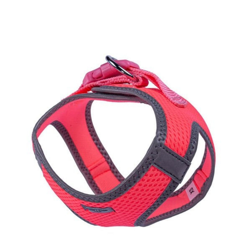 Doggie XS Reflektör Havalı Dokuma Göğüs Tasması Pembe 30-34 Cm | Köpek Göğüs Tasması