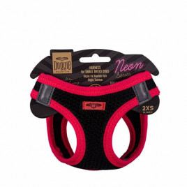XXS Neon Havalı Dokuma Göğüs Tasması Pembe 26-30 Cm | Köpek Göğüs Tasması