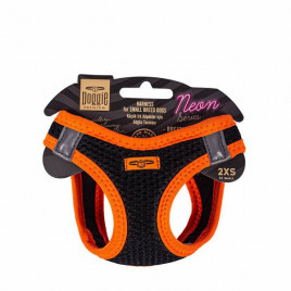 XXS Neon Havalı Dokuma Göğüs Tasması Turuncu 26-30 Cm | Köpek Göğüs Tasması
