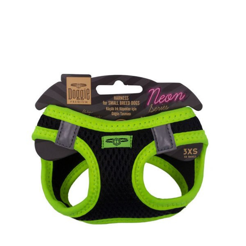 Doggie XXXS Neon Havalı Dokuma Göğüs Tasması Sarı 22-26 Cm | Köpek Göğüs Tasması Doggie XXXS Neon Havalı Dokuma Göğüs Tasması Sarı 22-26 Cm | Köpek Göğüs Tasması