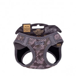 XXXS Reflektör Havalı Dokuma Göğüs Tasması Kamuflaj 22-26 Cm | Köpek Göğüs Tasması