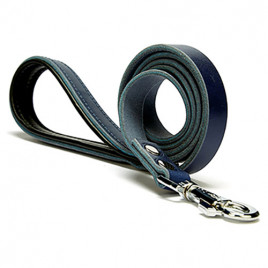 3x100 Cm Yumuşak Deri Firstclass Gezdirme Royalblue | Köpek Gezdirme Tasması