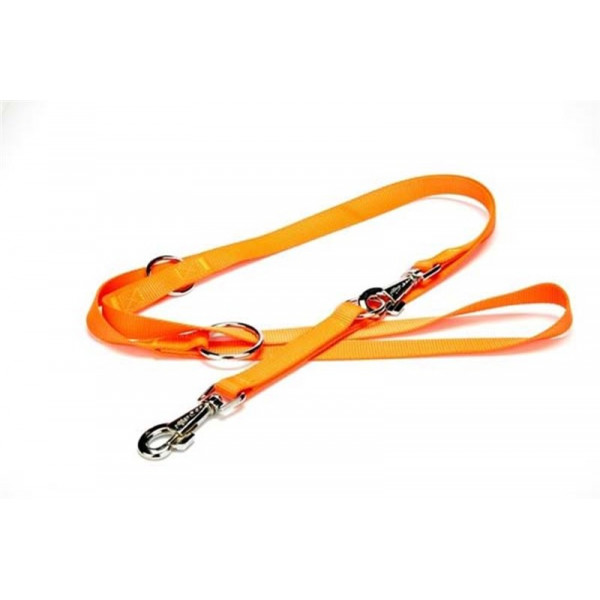 Doggie 2x120-190 Cm Çok Ayarlı Eğitimci Dokuma Gezdirme Orange | Köpek Gezdirme Tasması