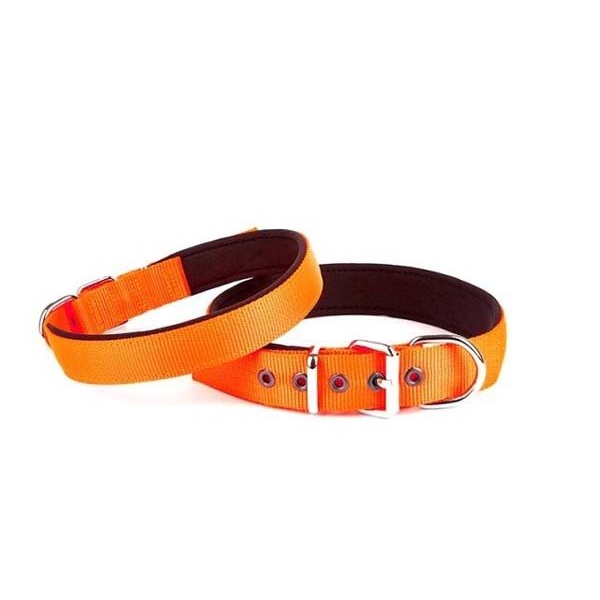 Doggie 2,5x37 45 Cm Konfor Dokuma Boyun Tasması Turuncu | Köpek Boyun Tasması