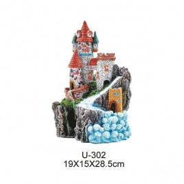 19x15x28,5 Cm King Şato | Akvaryum Dekor Fon