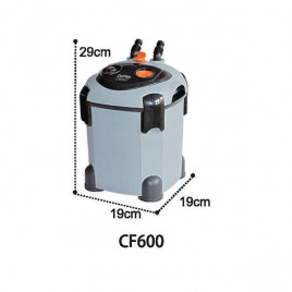 19x19x29 Cm Dış Filtre Cf 600 650 L/h | Akvaryum Dış Filtre