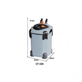 23x23x41 Cm Dış Filtre Cf 1200 1200 L/h | Akvaryum Dış Filtre