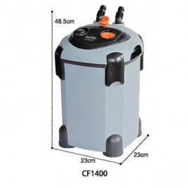 23x23x48,5 Cm Dış Filtre Cf 1400 1400 L/h | Akvaryum Dış Filtre