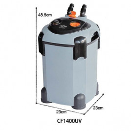 23x23x48,5 Cm Dış Filtre Cf 1400U 1400 L/h | Akvaryum Dış Filtre