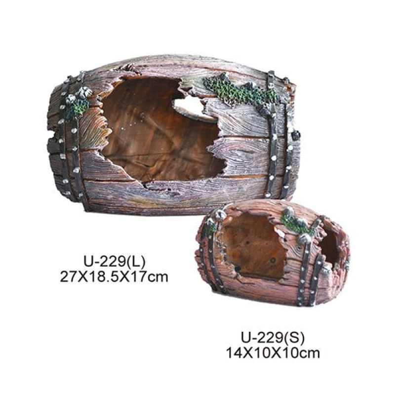 Dophin 27x18,5x17 Cm King U229l Fıçı | Akvaryum Dekor Fon Dophin 27x18,5x17 Cm King U229l Fıçı | Akvaryum Dekor Fon