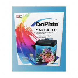 32x30x36 Cm Bombeli Deniz Akvaryumu ve Kiti Siyah | Deniz Akvaryum Aksesuarı