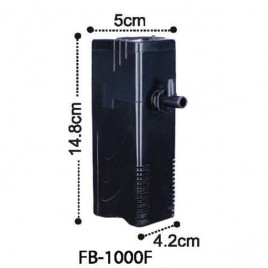 FB 1000F İç Filtre 300 L/h | Akvaryum Filtresi