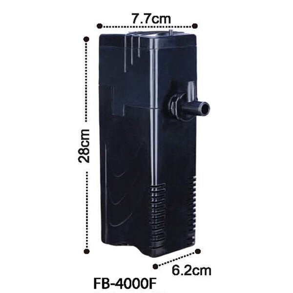Dophin FB 4000 İç Filtre 600 L/h | Akvaryum Filtresi