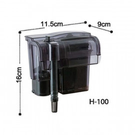 Dophin H 100 Askılı Filtre 230 L/h | Akvaryum İç Şelale Filtre Dophin H 100 Askılı Filtre 230 L/h | Akvaryum İç Şelale Filtre