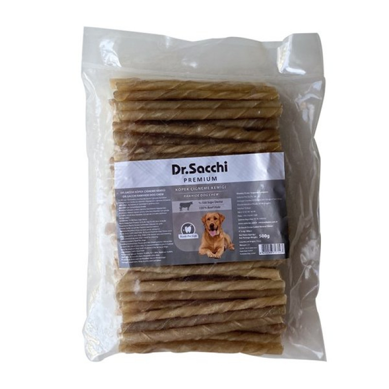 Dr.Sacchi 100 Adet Burgu Çubuk Naturel | Köpek Kemik Ödül Maması Dr.Sacchi 100 Adet Burgu Çubuk Naturel | Köpek Kemik Ödül Maması