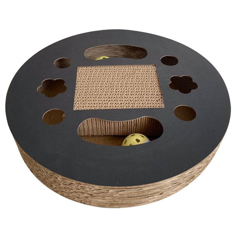 Dr.Sacchi 33x5 Cm Ahşap Yuvarlak Oyuncak | Kedi Zeka Oyuncağı Dr.Sacchi 33x5 Cm Ahşap Yuvarlak Oyuncak | Kedi Zeka Oyuncağı