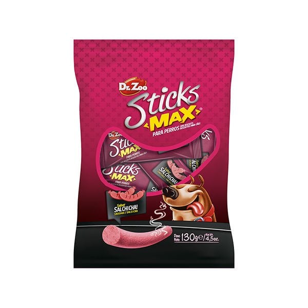 Dr. Zoo 130 Gr Sticks Max Sosis | Köpek Atıştırmalık Ödül Maması