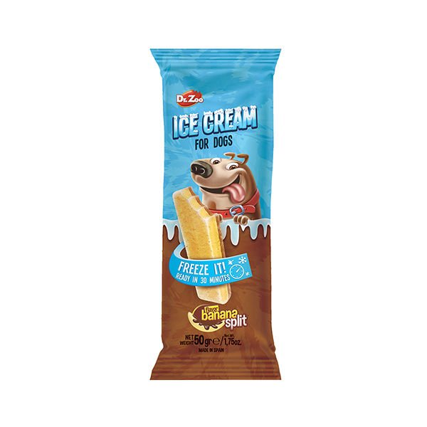 Dr. Zoo 50 Gr Helado Dondurma Muz | Köpek Atıştırmalık Ödül Maması