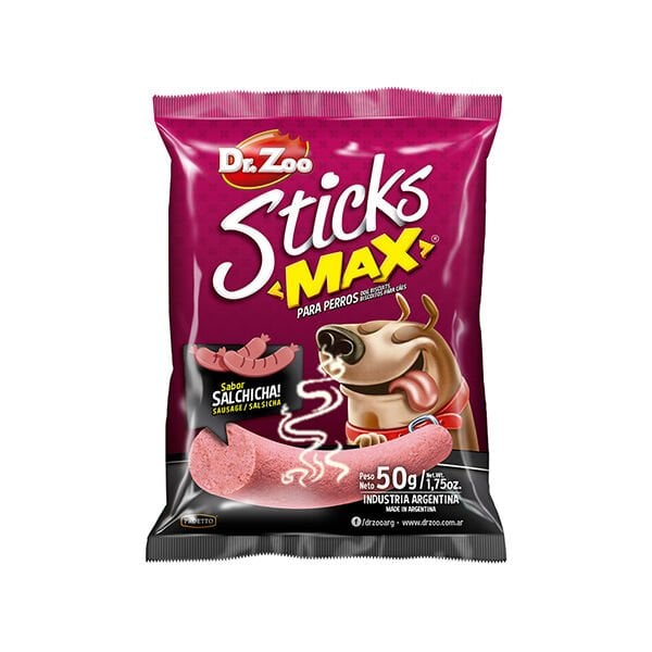 Dr. Zoo 50 Gr Sticks Max Sosis | Köpek Atıştırmalık Ödül Maması