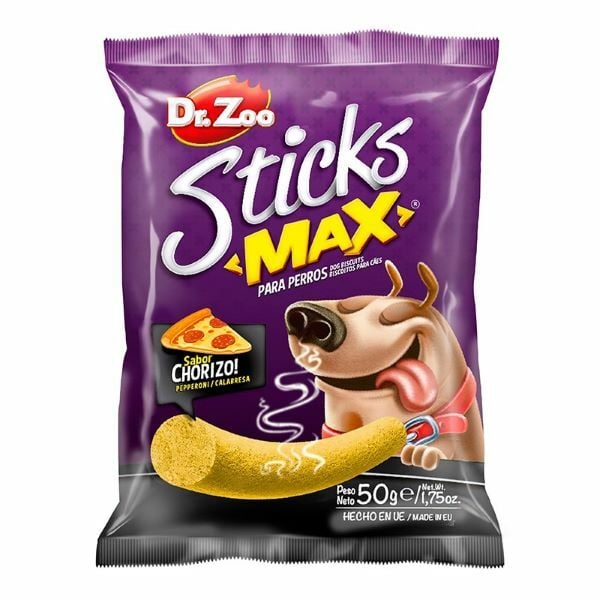 Dr.Zoo 50 Gr Sticks Max Sucuk ve Peynir | Köpek Atıştırmalık Ödül Maması