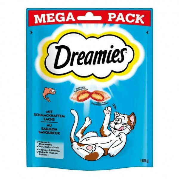 Dreamies 180 Gr Mega Pack Somon | Kedi Atıştırmalık Ödül Maması